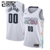 Dres Denver Nuggets Prilagođeni Nike 2024-25 City Edition Bijela Swingman - Dječji